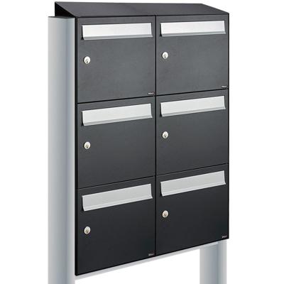 Allux Flow Set 2-Breed, 3-Hoog Met Dak Op Statief Zwart - 40040070_2x3ds