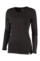 Rough Merinowol Longsleeve Women | Black | XL - thumbnail