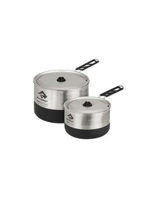 Sea To Summit Sigma Pot 2 Pottenset 2,7 l Zwart, Roestvrijstaal Sea To Summit Sigma Pot 2 Pottenset 2,7 l Zwart, Roestvrijstaal