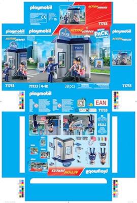 PLAYMOBIL 71733 Politieverhoorkamer - thumbnail