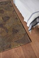 Louis de Poortere - Coral Meditation 9227 Black Gold Rond - 240 rond Vloerkleed - thumbnail