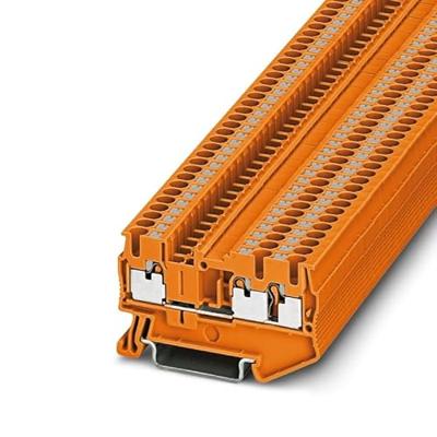 Phoenix Contact 3211210 Doorgangsklem 5.2 mm Snelaansluiting Oranje 50 stuk(s)