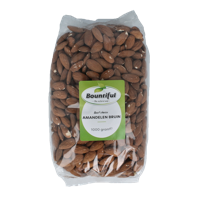 Amandelen bruin 1000 Gram - thumbnail