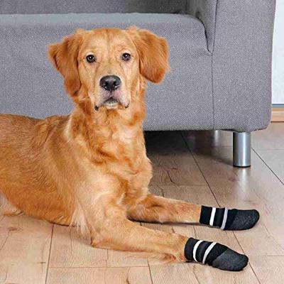Trixie hondensokken anti-slip met rubberlaag rondom zwart Trixie hondensokken anti-slip met rubberlaag rondom zwart