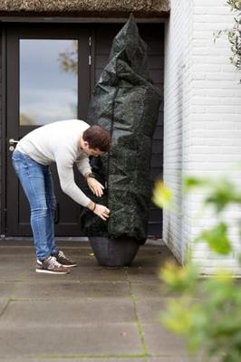 Capi plantenhoes groot 150x250 cm grijze print