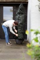 Capi plantenhoes groot 150x250 cm grijze print - thumbnail