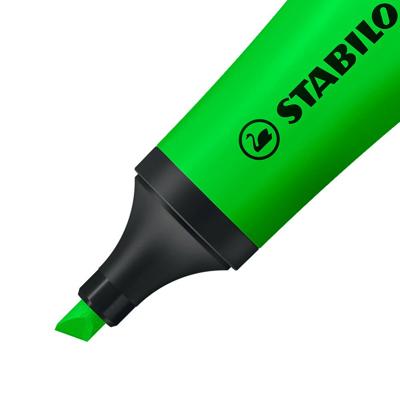 Markeerstift STABILO 72/33 neon groen | 10 stuks