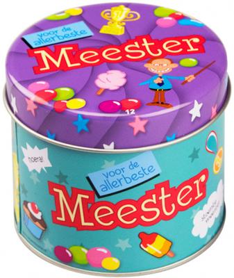 Paperdreams snoepblikje meester