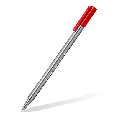 Staedtler fineliner Triplus geassorteerde kleuren, opstelbare box met 10 stuks