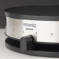 HKoeNIG KREP29 Crepiere 33cm - Temperatuur tot 230°C - 1300W - Antiaanbaklaag - Verwarmingsindicator - RVS band - thumbnail