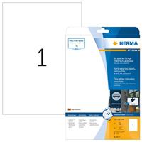 Etiket herma 4577 210x297mm a4 folie wit 20st - thumbnail