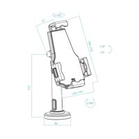 Steun voor mobiele telefoons TooQ TQTDS0812 - thumbnail