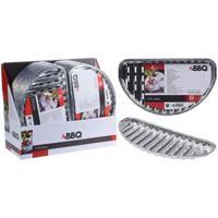 BBQ Aluminium Grillschaal Halfrond 4st - thumbnail