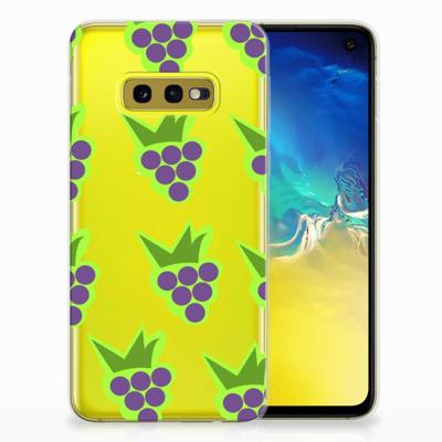 Samsung Galaxy S10e | Siliconen Case | Druiven