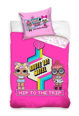 LOL Surprise! Dekbedovertrek Hip To The Trip 140 x 200 cm - Katoen - 60 x 70 cm LOL Surprise! Dekbedovertrek Hip To The Trip 140 x 200 cm - Katoen - 60 x 70 cm