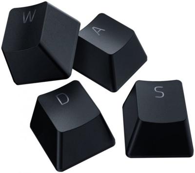 Razer Upgradeset voor PBT-Toetsdoppen en Spiraalkabel (120 Double-shot toetsen, USB-C naar USB-A Kabel, Spiraalkabel) Zwart, US- & UK-Layout