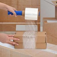 Stretchfilm met handvat 10 st transparant 23 m 10 cm x 150 m - thumbnail