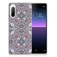 Sony Xperia 10 II TPU Siliconen Hoesje Flower Tiles - thumbnail