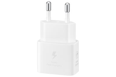 Samsung 25W Power Adapter met USB-C naar USB-C kabel Oplader Wit