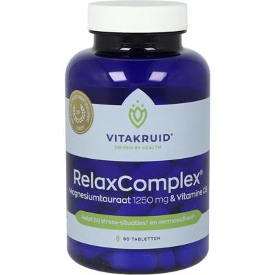 Vitakruid RelaxComplex oa Magnesium Tauraat & Vitamine D3