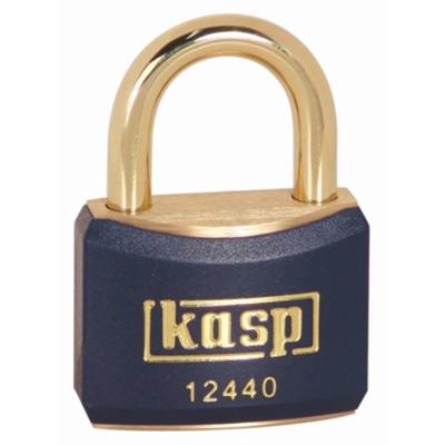 Kasp K12440BLUA1 Hangslot 40 mm Gelijksluitend Goud-geel Sleutelslot