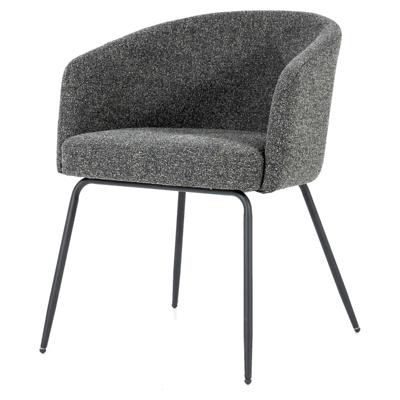 Eleonora Eetkamerstoel 'Astrid' kleur Antraciet Baquer