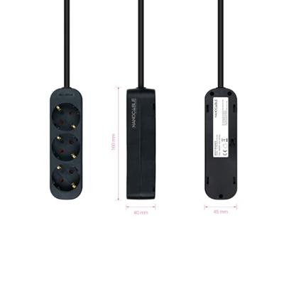 Printplaat NANOCABLE 10.38.0003-NS-BK