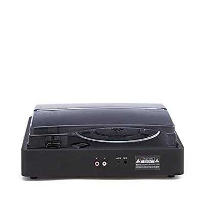 GPO SW508CBLA STYLO II Turntble with Speakers Rubberised Black