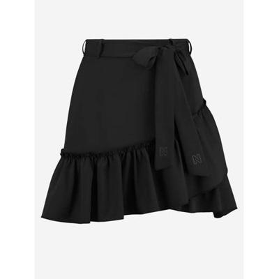 NIKKIE rok Suzy met ruches zwart NIKKIE rok Suzy met ruches zwart