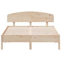 Bedframe zonder matras massief grenenhout 160x200 cm - thumbnail