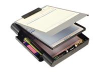 KLEMBORDKOFFER OIC 83357 MET OPBERGRUIMTE GRIJS/ZWART - thumbnail