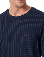 Schiesser Schiesser Heren Pyjama Long darkblue 182196 56/XXL - thumbnail
