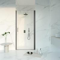 Fortifura Galeria Douchedeur - 80x200 - Profiel - veiligheidsglas - anti kalk - Geborsteld Gunmetal PVD SW1122483 - thumbnail