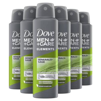 Dove Minerals + Sage anti-transpirant spray - 6 x 150 ml