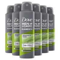 Dove Minerals + Sage anti-transpirant spray - 6 x 150 ml - thumbnail
