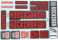 ROCKSHOX decor set decal set red - thumbnail