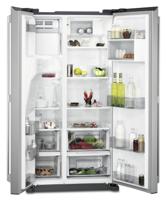 AEG RMB56111NX amerikaanse koelkast Vrijstaand 549 l A+ Grijs, Roestvrijstaal - thumbnail