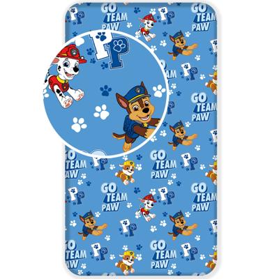 Paw Patrol Hoeslaken eenpersoons 90 x 200 cm blauw