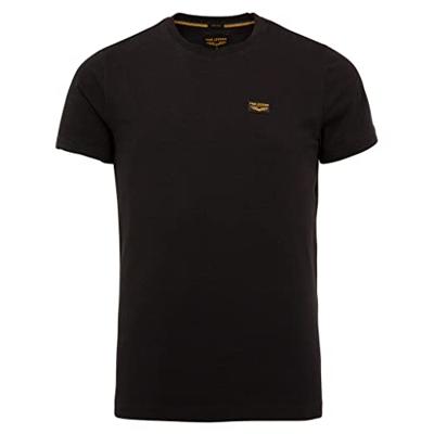 Pme Legend Short Sleeve R-neck Cotton Elastan Basic T-shirts 999 - Black
