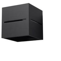 Wandlamp LOBO zwart - thumbnail