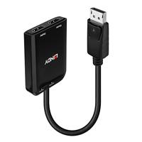 Lindy 38433 video kabel adapter DisplayPort 2 x HDMI - thumbnail