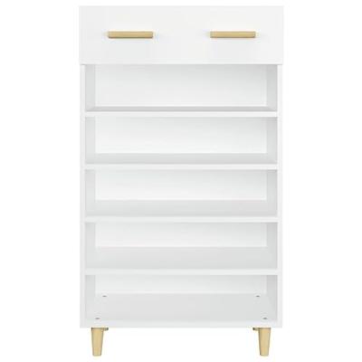 VidaXL Schoenenkast 60x35x105 cm bewerkt hout wit
