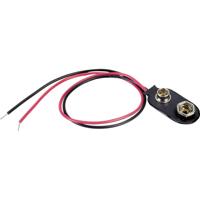 TRU COMPONENTS BS-ER-36-200 Batterijclip Aantal cellen: 1 9V (blok) Drukknopaansluiting (l x b) 31 mm x 14 mm - thumbnail