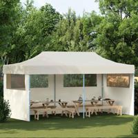 Partytent pop-up inklapbaar 3x6 m creme - thumbnail