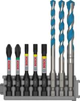 Bosch Accessoires Steen/betonboren | Hex-9 Mc | 5,6,8 mm | Bit 50 mm | 8-delig - 2608577144 - thumbnail