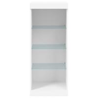 Dressoir met LED-verlichting 41x37x100 cm wit - thumbnail