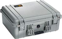 Peli 1550 SVF flightcase zilver met schuim 468x355x193 mm - thumbnail