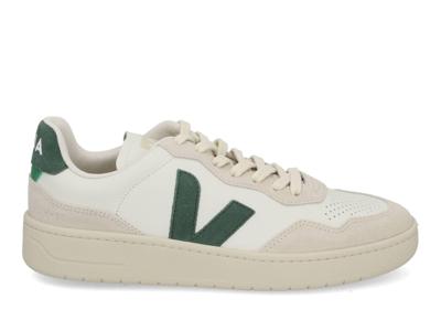 VEJA V-90 white cypres Groen maat 44