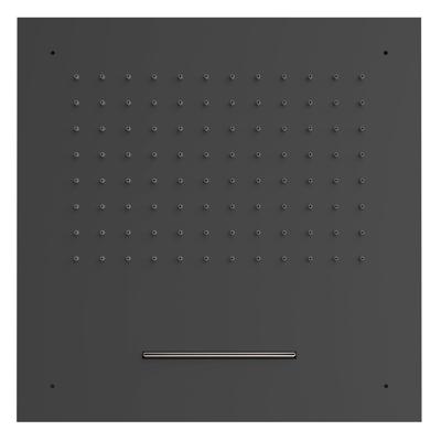 Hoofddouche Tres Plafond met Waterval 50x50 cm Mat Zwart
