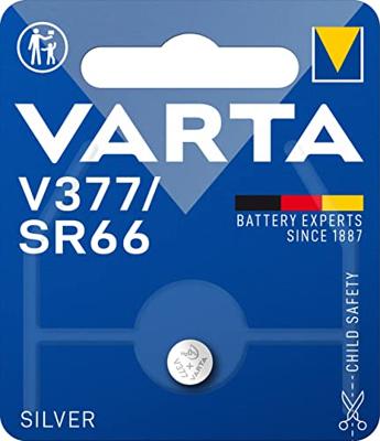 Varta Knoopcel 377 1.55 V 1 stuk(s) 21 mAh Zilveroxide SILVER Coin V377/SR66 Bli 1